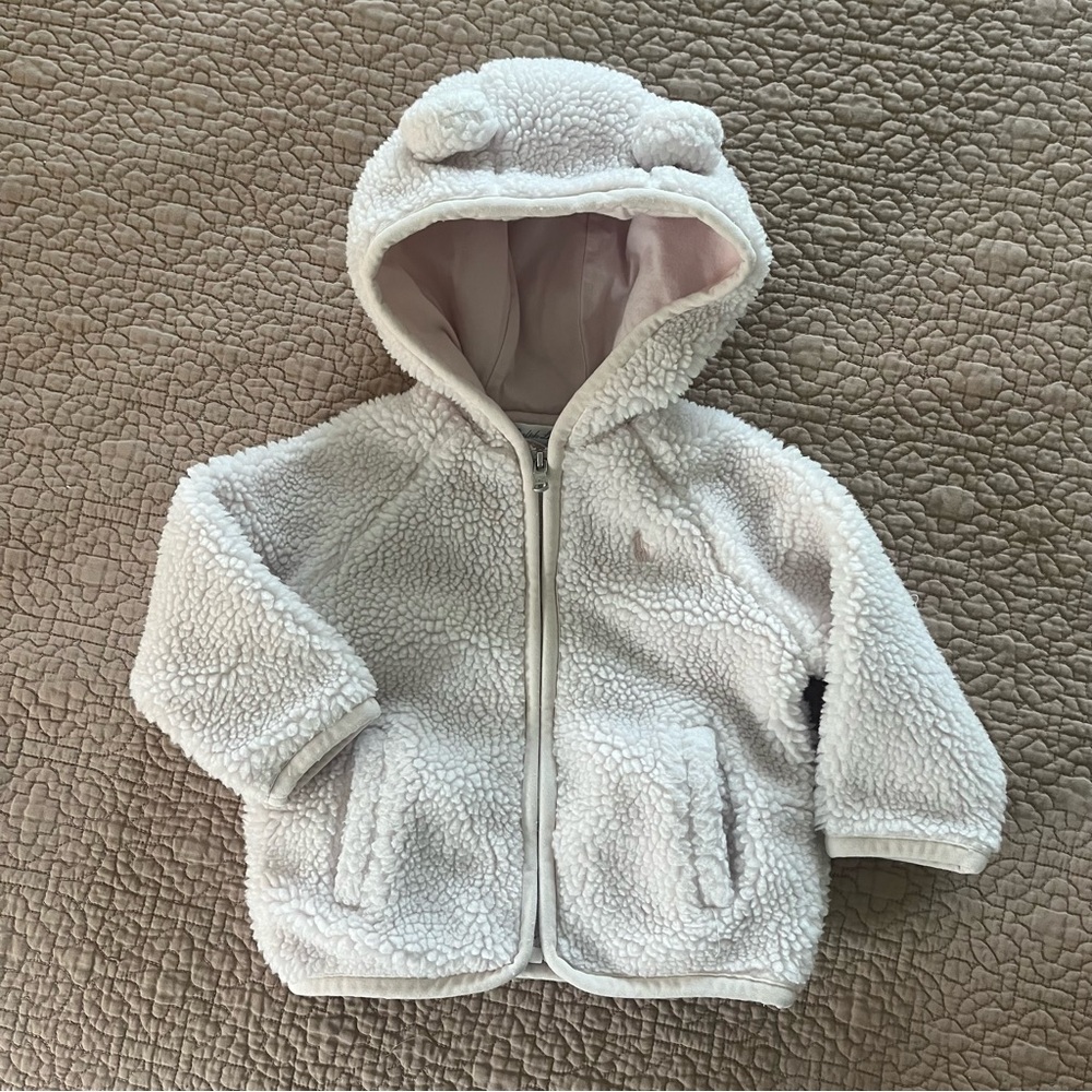 Ralph Lauren Cream Sherpa Jacket